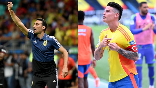 Lionel Scaloni le respondió a James Rodríguez