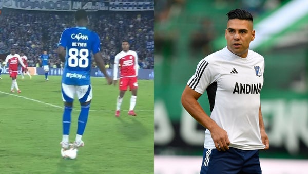 Falcao regañó a Néiser Villareal por la ‘chaverrinha’