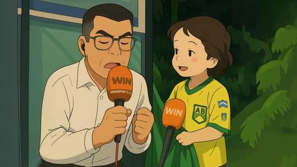 Eduardo Luis tiene un tierno imitador en Bucaramanga Eduardo Luis tiene un tierno imitador en Bucaramanga