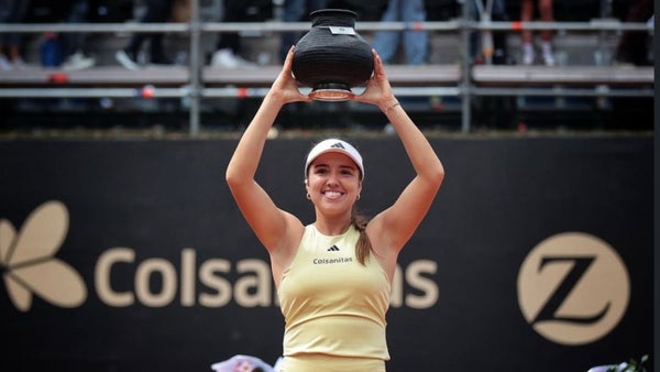 María Camila Osorio se consagró campeona del WTA 250 de Bogotá