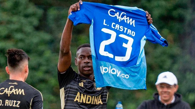 Kevin Palacios le dedico su gol en Millonarios a Leonardo Castro - @MillosFCoficial