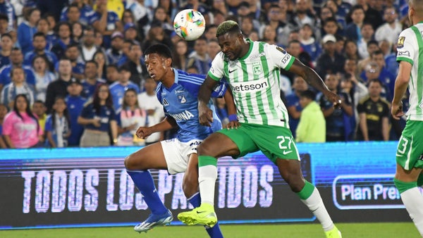 Por esta jugada, Nacional pidió penalti ante Millonarios Por esta jugada, Nacional pidió penalti ante Millonarios