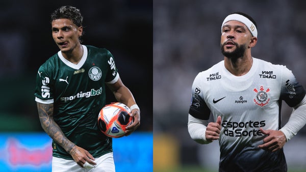 Richard Ríos tuvo un cruce con Memphis Depay en la Liga de Brasil