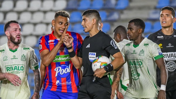 Mira la polémica jugada en el final de Unión Magdalena vs. Bucaramanga