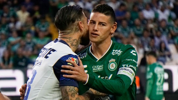 ¿Qué le gritó James Rodríguez al árbitro que lo expulsó en León?