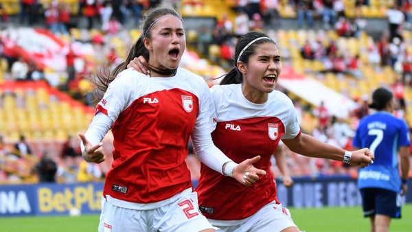 Santa Fe venció a Millonarios y es líder de la Liga Femenina