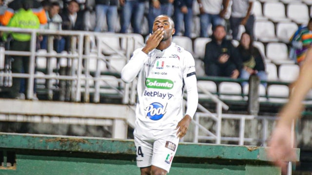 Luis Palacios marcó el gol del triunfo de Once Caldas en Sudamericana - @oncecaldas
