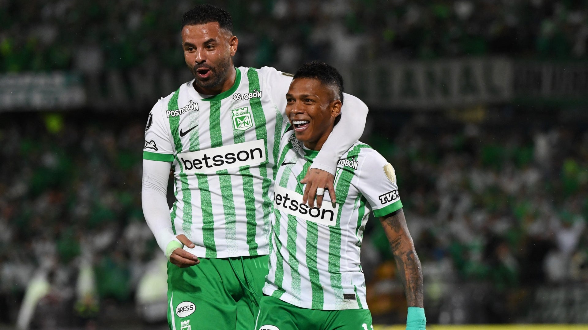 Cardona y Arce en Nacional 3-1 Inter - AFP