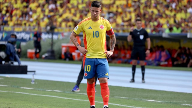 James Rodríguez con la selección