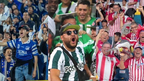¿Cuáles son los equipos del fútbol colombiano con más hinchas?
