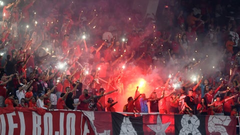 Hinchas América polvora