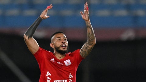 Duván Vergara, figura de América de Cali en Sudamericana - AFP