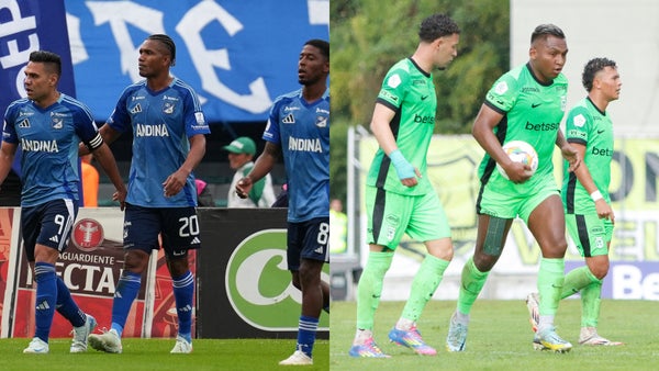 Millonarios vs. Nacional: así podrían formar ambos equipos