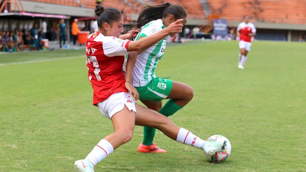 ¡Con gol olímpico incluido! Así empataron Nacional y Santa Fe