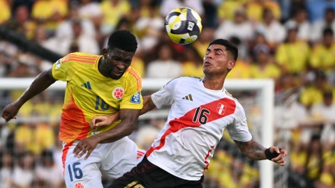 Colombia igualó sin goles ante Perú - AFP