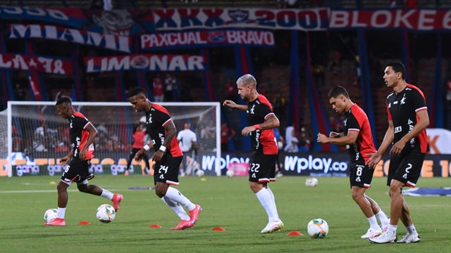 América entrenando