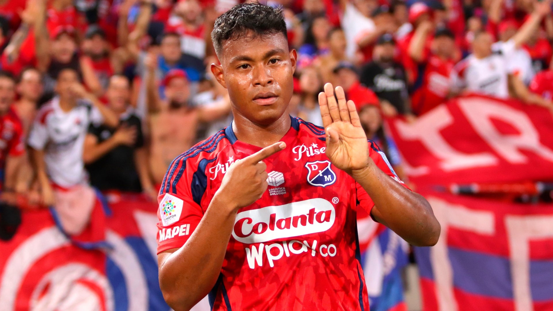 Léider Berrío, figura de Independiente Medellín - VizzorImage