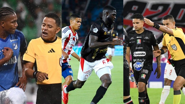 Análisis arbitral Nacional vs Millonarios, Junior vs America y Santa Fe vs Once Caldas - VizzorImage