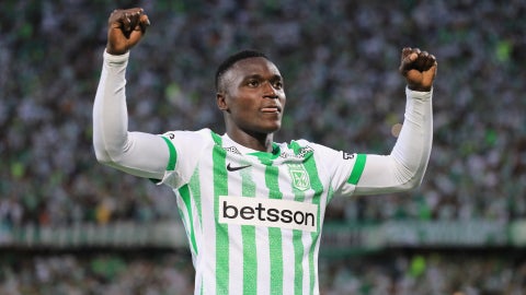 Kevin Viveros, goleador de Nacional en Libertadores 2025 - AFP