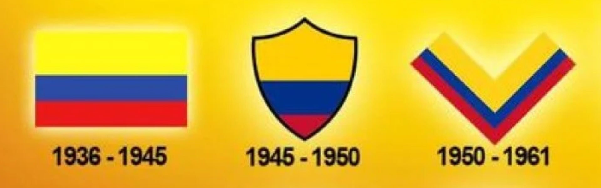 Escudo de selección Colombia de 1936 a 1961 - El Bolivarense