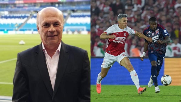 Santa Fe vs. Medellín: Carlos Antonio Vélez analizó la primera final