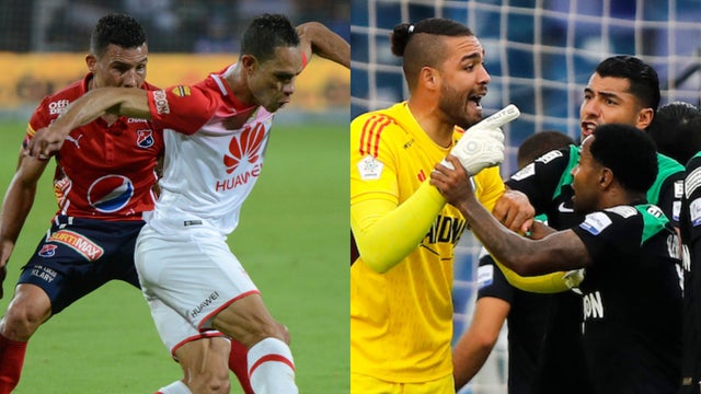 Historial de estrellas disputadas entre clubes de Medellin y Bogota en Liga - VizzorImage
