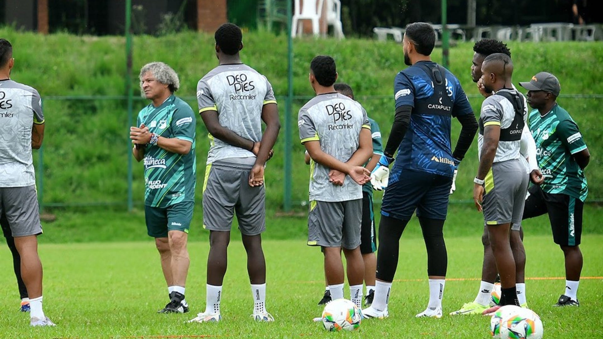 Gamero entrenando al Cali