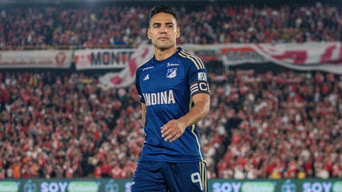 Falcao finalizó su etapa como jugador de Millonarios.