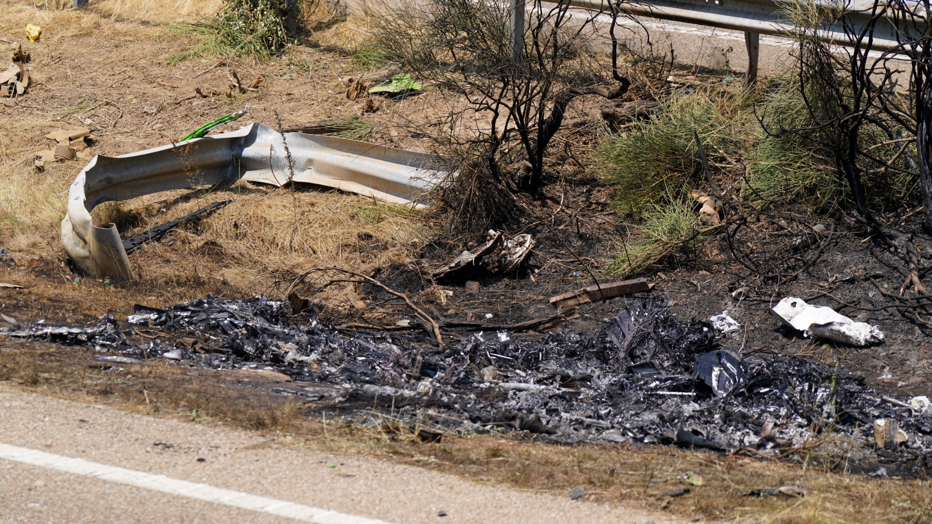 Zona del accidente fatal de Diogo Jota - AFP