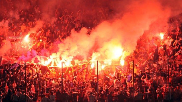 Hinchas de Veracruz en el estadio Luis 'Pirata' Fuente - AFP