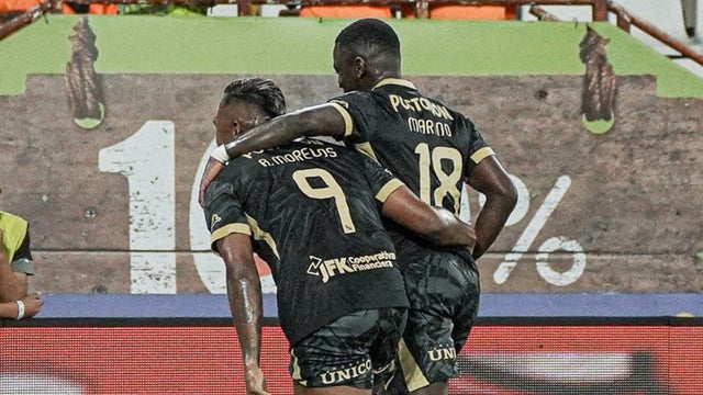 Alfredo Morelos y Marino Hinestroza en Nacional - @nacionaloficial