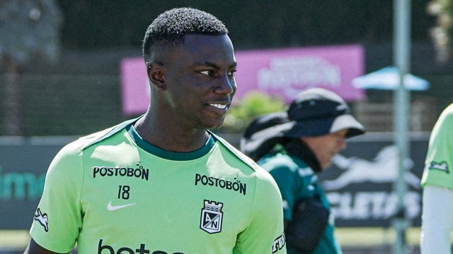 Marino Hinestroza, delantero de Nacional - @nacionaloficial