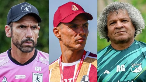 Gabriel Raimondi, Lucas González y Alberto Gamero - América_Tolima_Cali