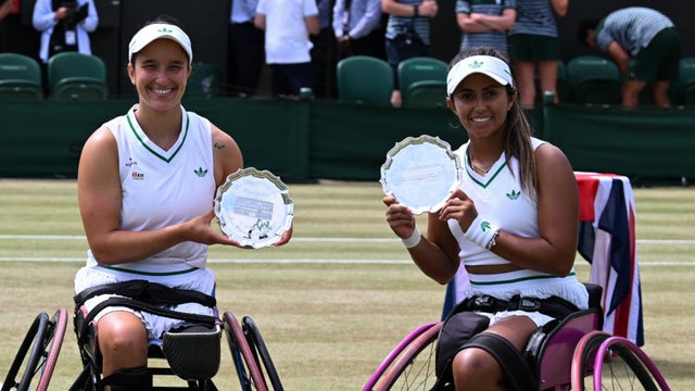 Angelica Bernal, subcampeona de Wimbledon 2025 - AFP
