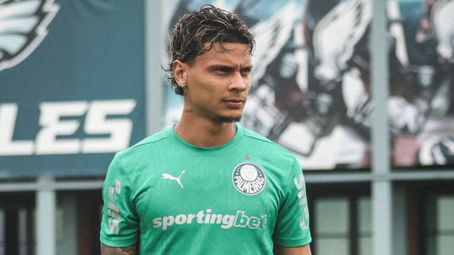 Richard Ríos, mediocampista colombiano de Palmeiras - @Palmeiras