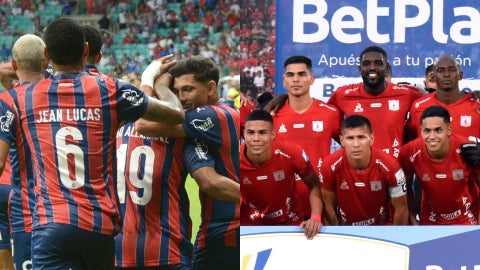 Bahia vs. América, juego de ida en los 16avos de final de Sudamericana - AFP_VizzorImage