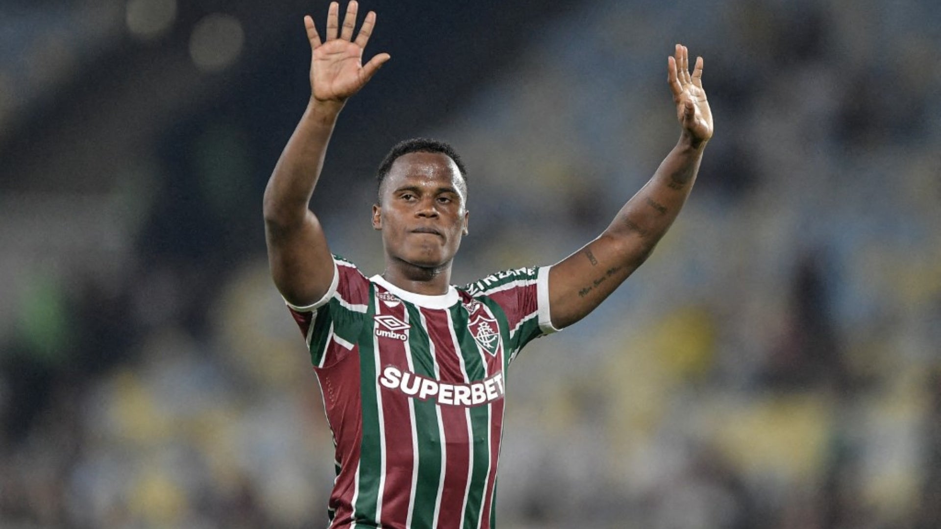 Jhon Arias se despidió de Fluminense