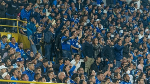 Hinchas de Millonarios en el Campin - VizzorImage