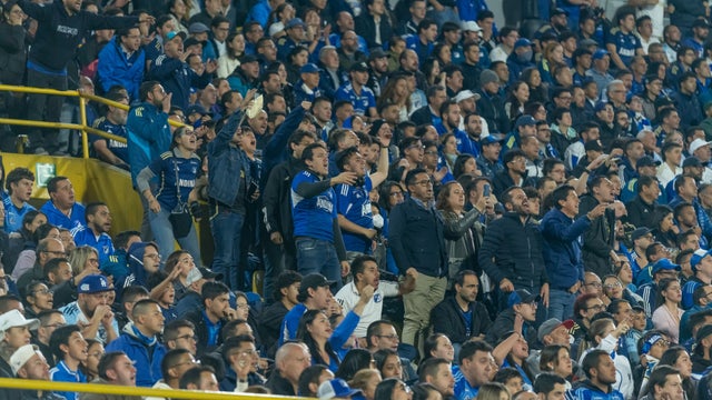 Hinchas de Millonarios en el Campin - VizzorImage