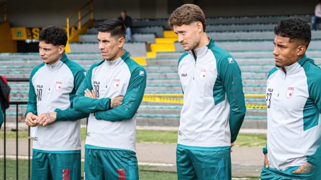 Alexis Zapata, Emanuel Olivera, Joaquin Sosa y Santiago Mosquera - @SantaFe