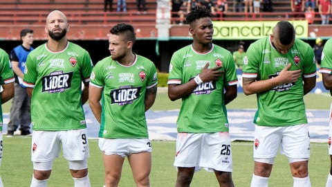 Patriotas marco gol de penalti vs Real Cundinamarca - VizzorImage