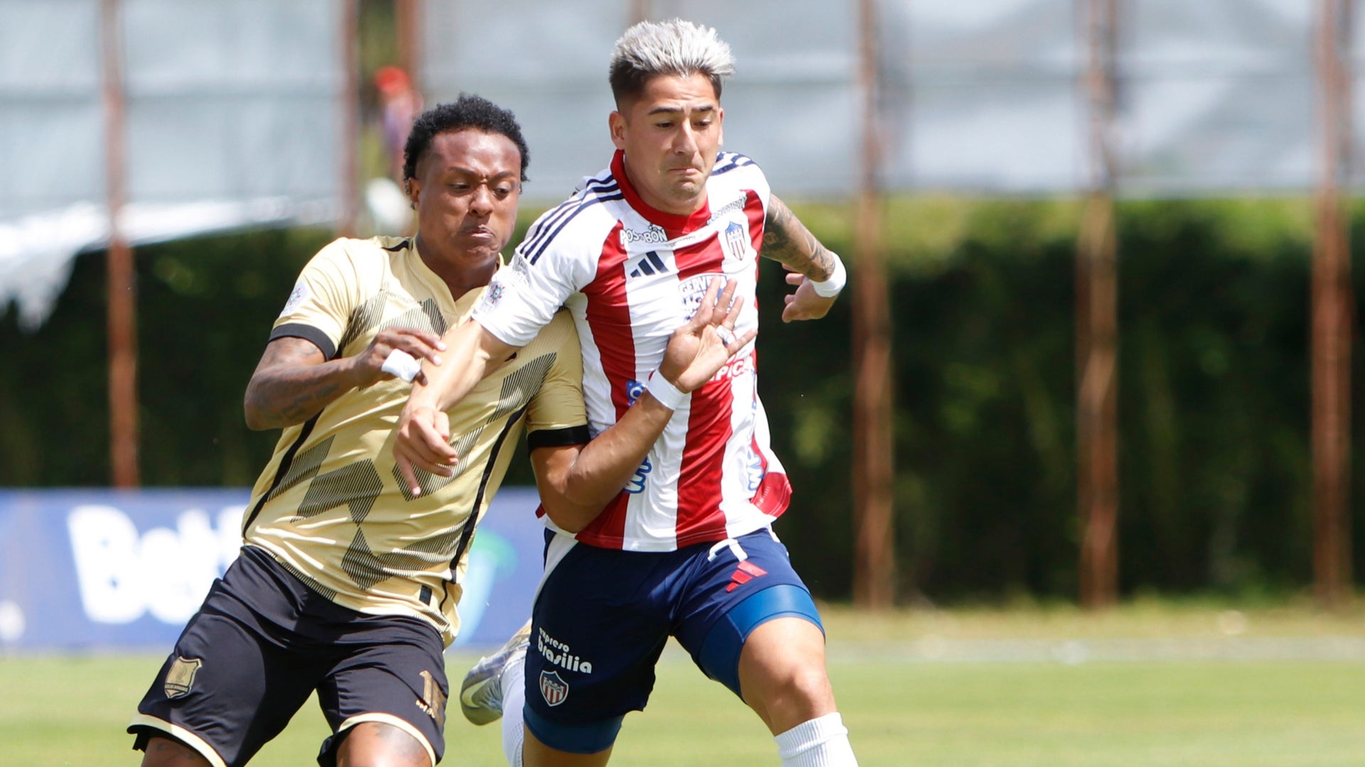 Guillermo Paiva marcó gol en Aguilas vs Junior - VizzorImage