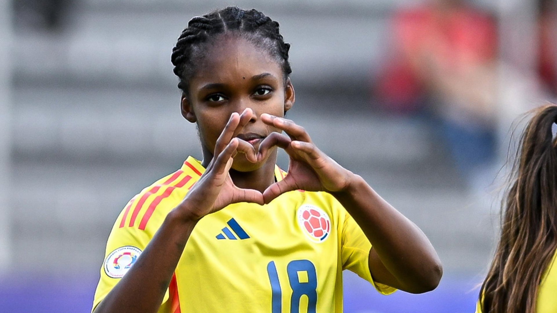 Linda Caicedo, goleadora de Colombia en la Copa América - @CopaAmerica