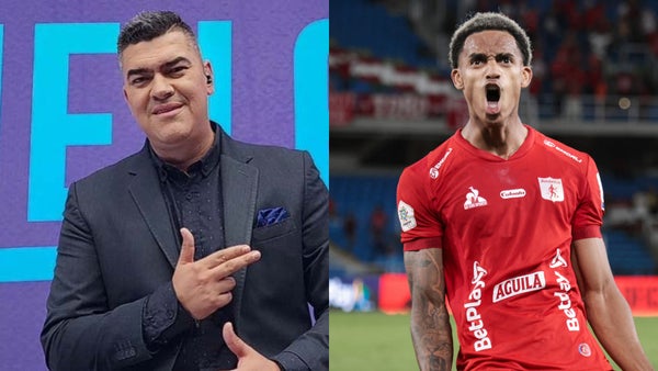 Eduardo Luis sorprendió con una nueva canción en el gol de América