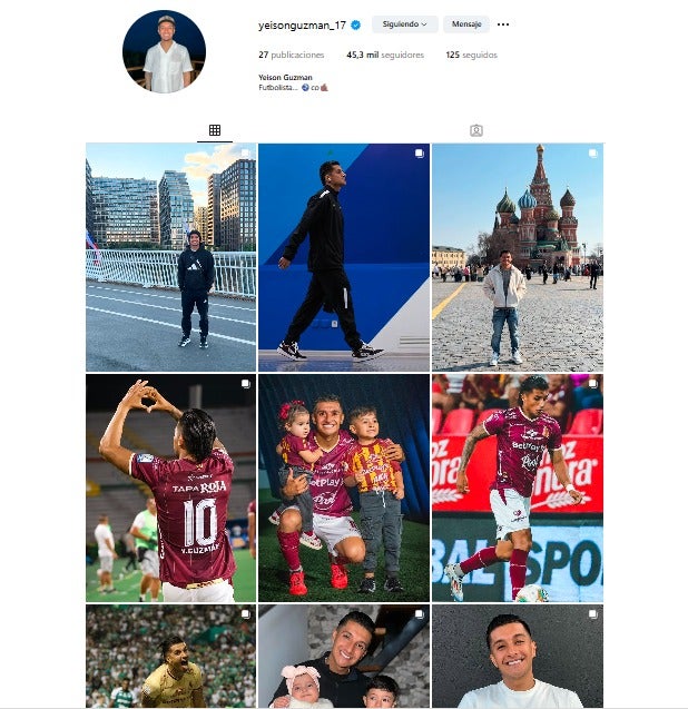 Yeison Guzmán ocultó todo registro fotográfico con Torpedo de Moscú - Instagram
