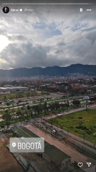 Falcao posteó una foto en Bogotá - @falcao