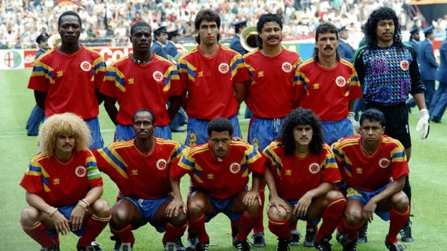 Selección Colombia en Mundial de Italia 90 - @perealuisc