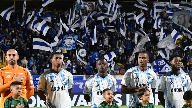 Jugadores de Millonarios vs. La Equidad - VizzorImage