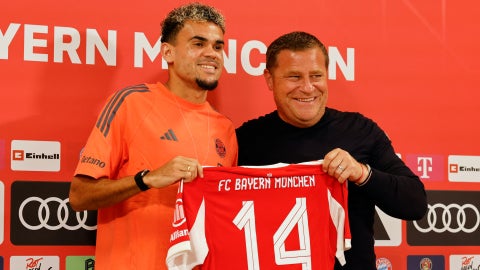 Presentacion de Luis Diaz en Bayern Munich - AFP