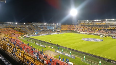 Hinchas de Millonarios en El Campín
